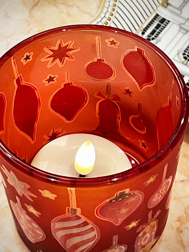 votive-candle-holders-in-red-glass