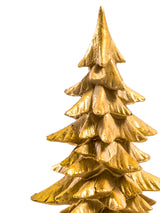 Decorative Gold Fir Figurine 'Christmas Tree'